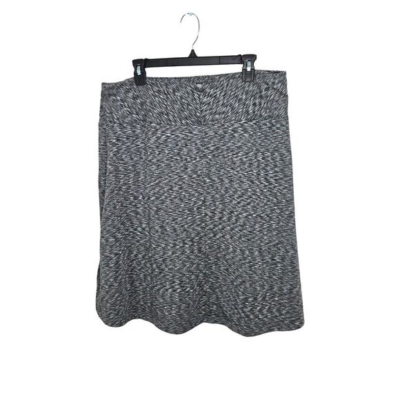 North Face Cypress Pull-On Ruched Tie Asymmetrical Stretch Grey Skirt Size XL - Picture 3 of 7